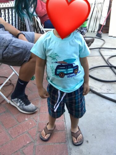 T-shirts and shorts suits (Cars,coconut trees) photo review