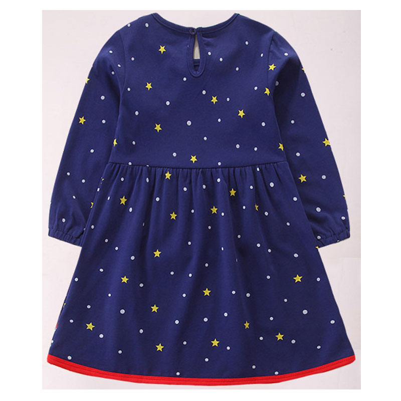 Toddler Girls Dresses Short Sleeve (Christmas tree,star,1169)