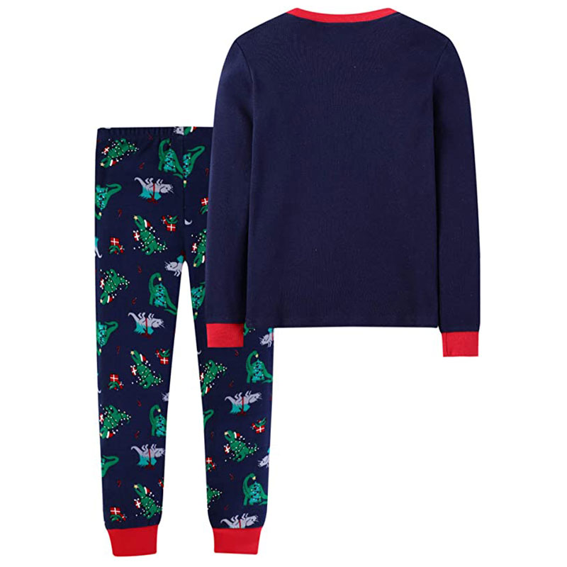 Boys Christmas Pajamas Cotton Sleepwear 2 Piece PJS