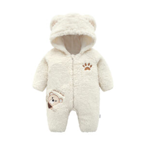 Trendy Bear Design Long-sleeve Jumpsuit for Baby Boy / Girl