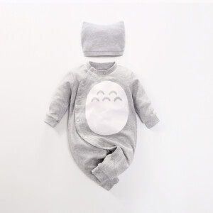 2-piece Baby Animal Jumpsuit with Hat