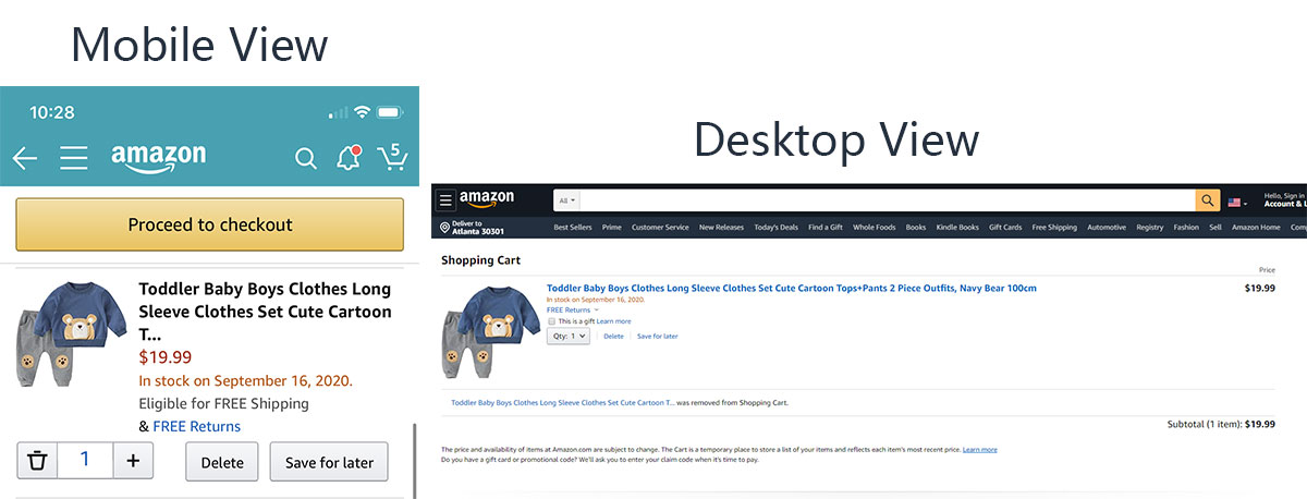 Baby Boy Outfits：Blue Bear Pattern 2