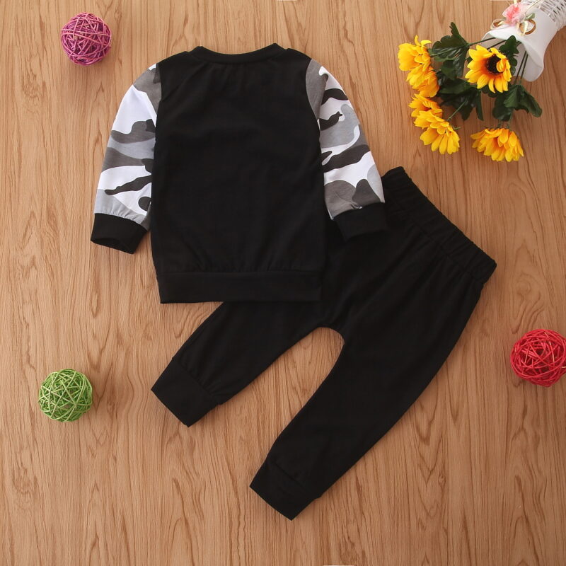 Baby / Toddler Trendy Camouflage Pocket Tee and Pants Set