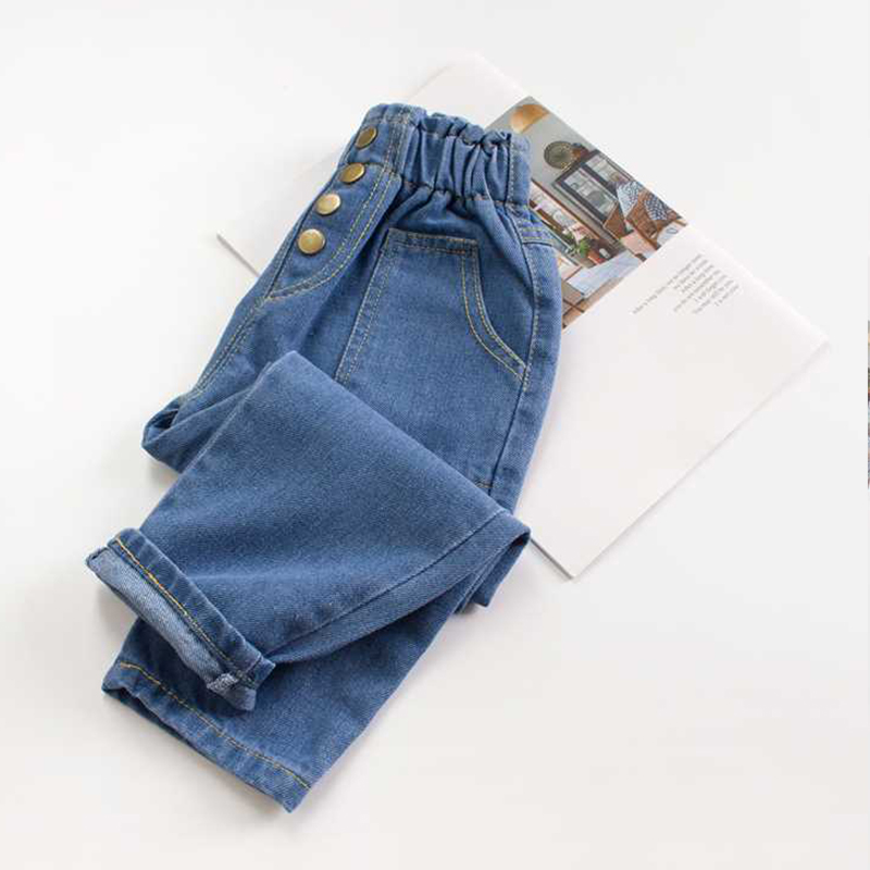 Baby / Toddler Front Pocket Design Highwaist Jeans