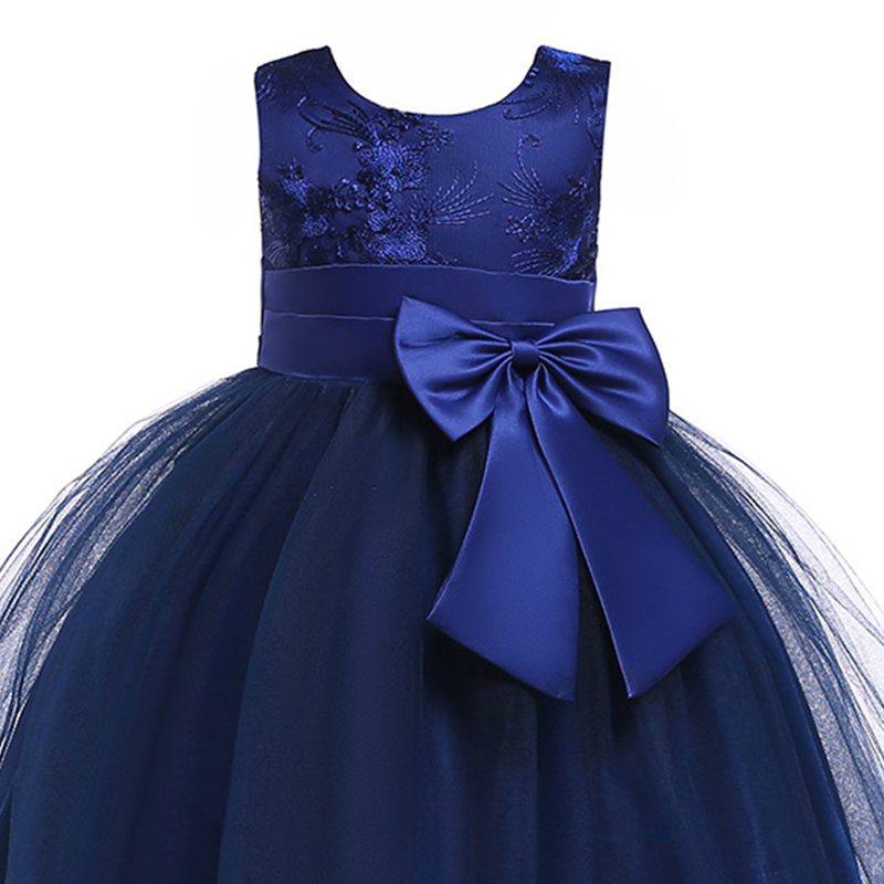 Baby / Toddler Girl Pretty Floral Embroidery Stylish Tulle Party Dress