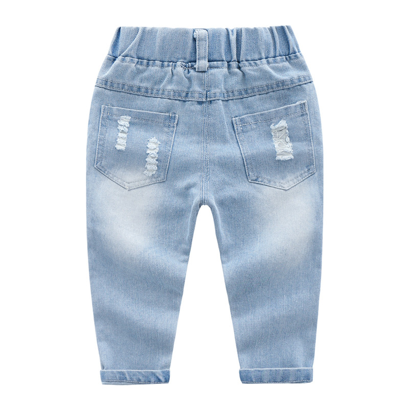 Toddler Boy / Girl Trendy Ripped Jeans