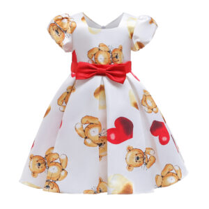 Baby / Toddler Girl Adorable Bear Print Party Dress