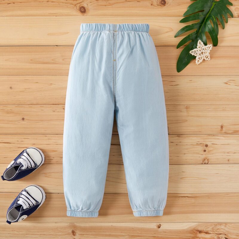 Baby / Toddler Adorable Pineapple Embroidery Jeans