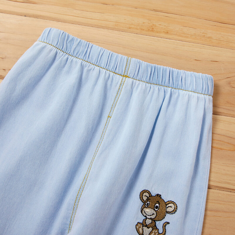Baby / Toddler Adorable Mouse Embroidery Jeans