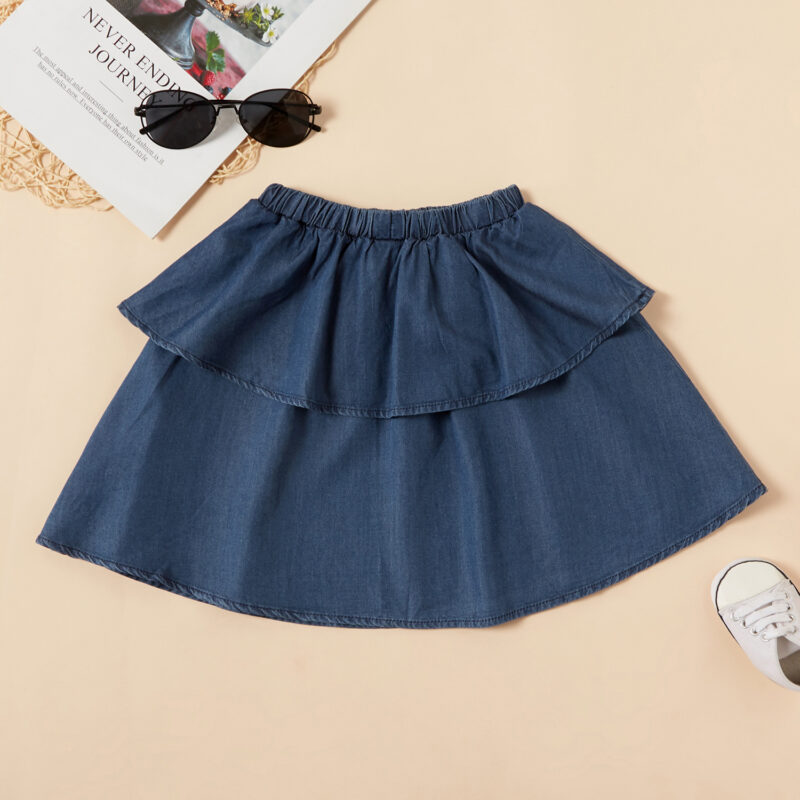 Toddler Girl Solid Skirt