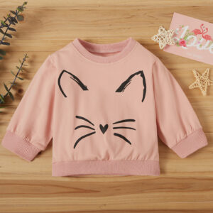 Baby Girl Casual Pullovers &amp; Hoodies