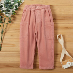 Toddler Solid Pocket Casual Pants