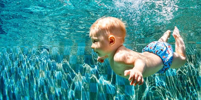 Which babies are not suitable for swimming