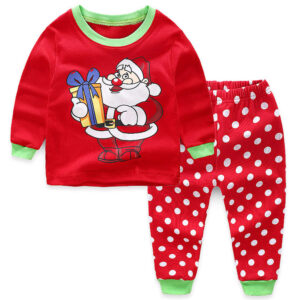 Baby Girls Boys Christmas 2Pcs Outfit Sets Pajamas
