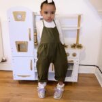 Baby / Toddler Striped Long-sleeve Tee and Solid Overalls Set photo review