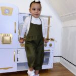 Baby / Toddler Striped Long-sleeve Tee and Solid Overalls Set photo review