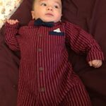 Baby Boy Gentleman Bowknot Decor Stripe Long-sleeve Jumpsuit photo review