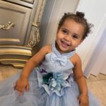 Baby / Toddler Girl Pretty Floral Decor Tulle Solid Party Dress photo review