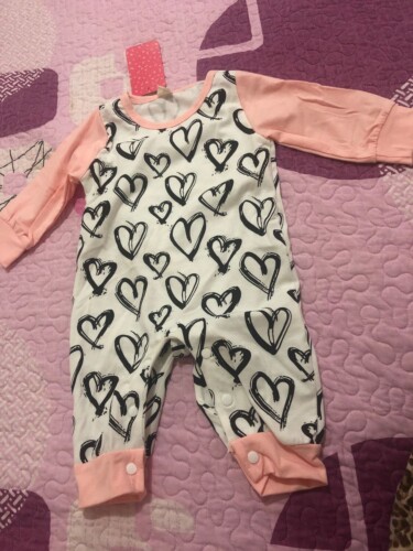 Baby Pretty Heart Allover Print Long-sleeve Jumpsuits photo review