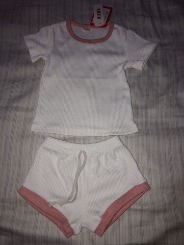 Baby Casual Solid Top and Shorts Set photo review