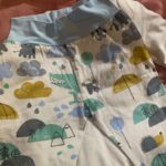 3-piece Cute Elephant Print Bodysuit, Animal Patterned Pants and Hat Set photo review