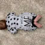 Baby Dotted Letter Print Jumpsuit photo review