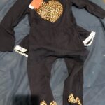 Baby Girls Leopard Print Lace Hem Dress and Bow Decor Pants photo review