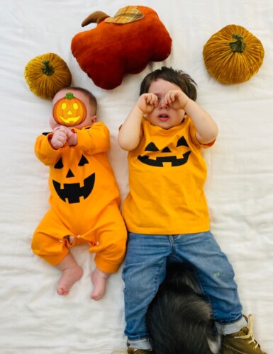 Baby Halloween Style 3D Monster Design Long-sleeve Jumpsuit photo review