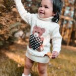 Baby / Toddler Adorable Bear Print Long-sleeve Sweater photo review