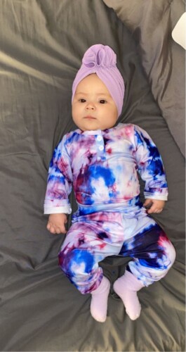 Baby Girl Casual Tie dye Sets photo review