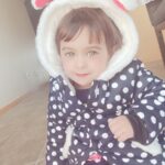 Baby / Toddler Girl Ear Decor Fleece Dots Long-sleeve Hooded Cotton Coat photo review