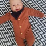 Baby Boy / Girl Solid Cardigan Design Long-sleeve Jumpsuit photo review