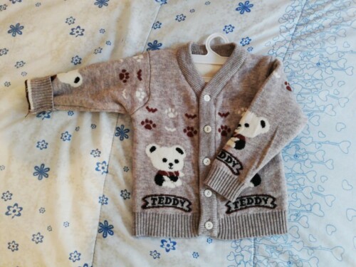 Baby / Toddler Adorable Bear Print Warm Knitwear photo review