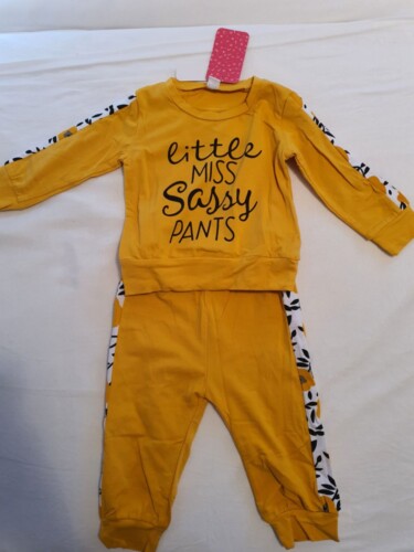 Baby Girl Letter Print Sweatshirt and Pants Set photo review