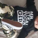 Baby Boy MR STEAL YOUR GIRL Print Hoodie and Camouflage Pants Set photo review