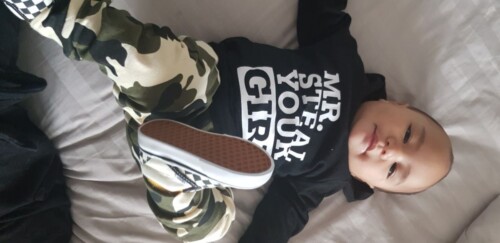 Baby Boy MR STEAL YOUR GIRL Print Hoodie and Camouflage Pants Set photo review