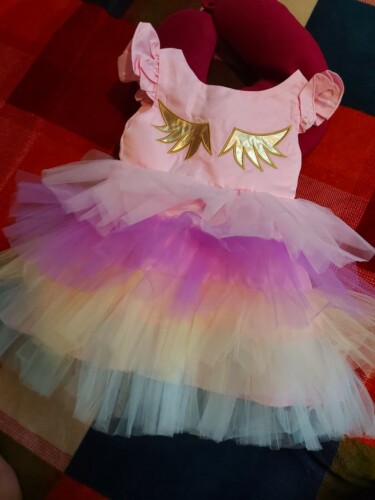 Baby Girl Elegant Unicorn Formal Dresses photo review