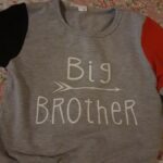 Baby Boy BIG BROTHER Print Colorblock Pullover photo review