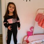 2-piece Baby / Toddler Girl Splice Colorblock Leopard Print Long-sleeve Pullover and Pants Set photo review