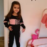 2-piece Baby / Toddler Girl Splice Colorblock Leopard Print Long-sleeve Pullover and Pants Set photo review