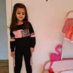 2-piece Baby / Toddler Girl Splice Colorblock Leopard Print Long-sleeve Pullover and Pants Set photo review