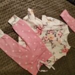 3-piece Baby Girl Lovely Floral Longsleeves Top and Polka Dots Pants with Headband Set photo review