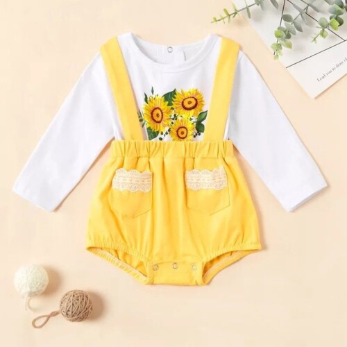 Baby Rabbit Splice Jumpsuit photo review