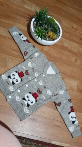 Baby / Toddler Adorable Panda Decor Warm Knitwear photo review