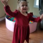 Baby / Toddler Girl Solid Ruffled Long-sleeve Dress photo review