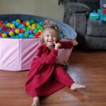 Baby / Toddler Girl Solid Ruffled Long-sleeve Dress photo review