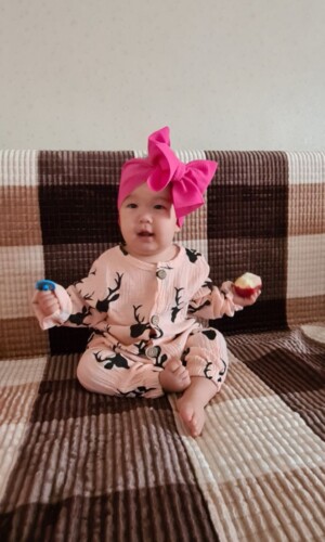 Baby Elk Long-sleeve Jumpsuit photo review