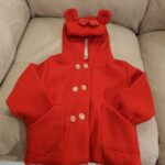 Sweet Bow Decor Double Breasted Hooded Coat for Baby Girl photo review