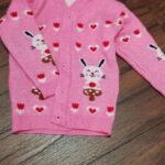 Baby / Toddler Girl Sweet Bunny Print Warm Knitwear photo review