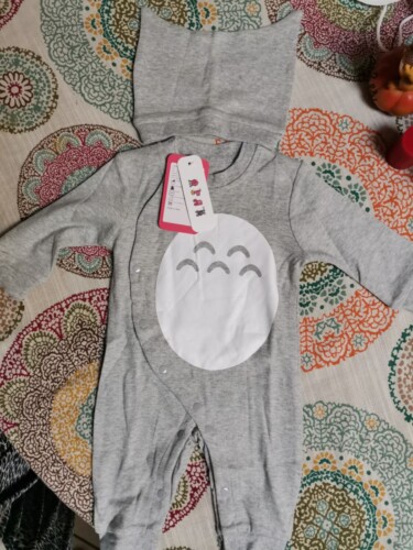 2-piece Baby Animal Jumpsuit with Hat photo review